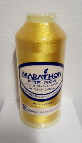 vyšívací niť Marathon - 1008 - žlutá