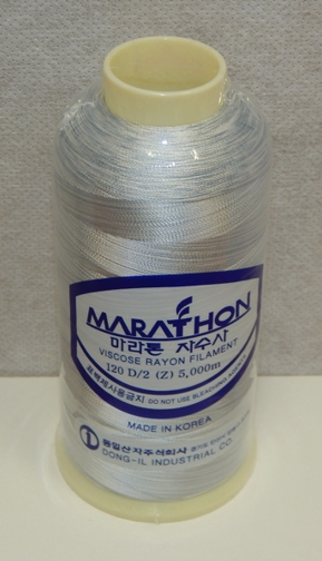 vyšívací niť Marathon - 5507 - duhová šedo-modrá