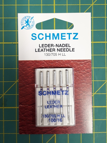 šicí jehly Schmetz 130/705HLL - 100/16 LEATHER (5ks)