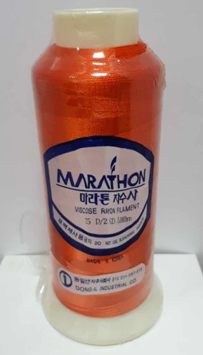 slabá vyšívací niť Marathon - 1045 - oranžová