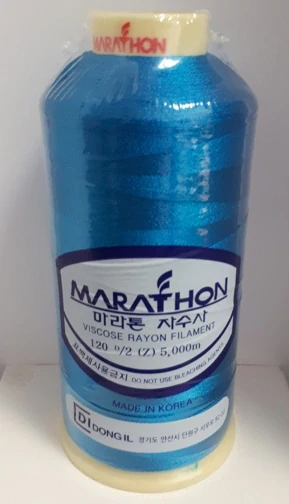vyšívací niť Marathon - 1102 - modrá