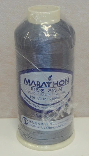 vyšívací niť Marathon - 1322 - šedá