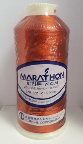 vyšívací niť Marathon - 1402 - hnědá