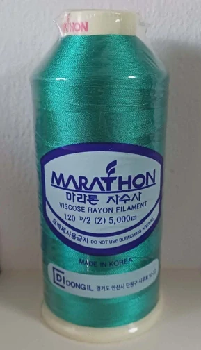 vyšívací niť Marathon - 1118 - zelená