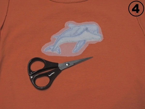 zažehlovací krycí tkanina (1m) - černá (š.55cm)