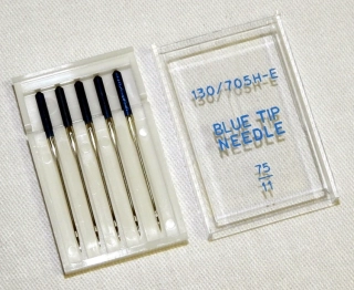 vyšívací jehly Organ 130/705H-E BLUE TIP 75/11 (5ks)
