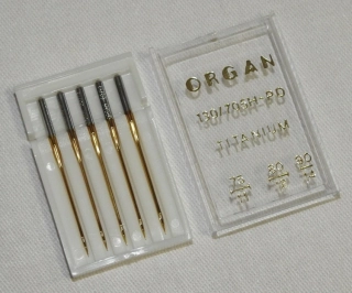 vyšívací jehly Organ 130/705H-PD TITANIUM (5ks)