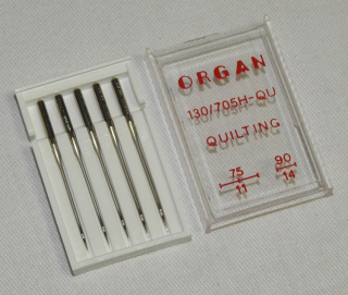 šicí jehly Organ 130/705H-QU QUILTING (5ks)