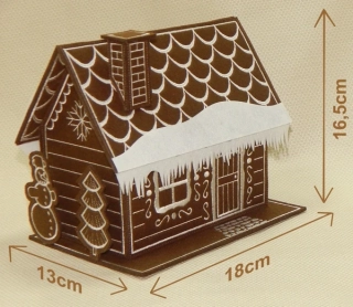 3D perníková chaloupka