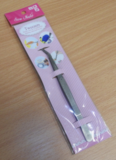 pinzeta Tweezers s vodícím trnem a zoubky (160mm)