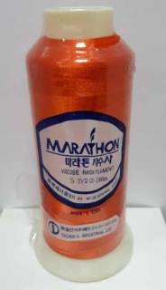 slabá vyšívací niť Marathon - 1045 - oranžová