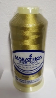 vyšívací niť Marathon - 1018 - zlatá