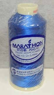 vyšívací niť Marathon - 1064 - modrá