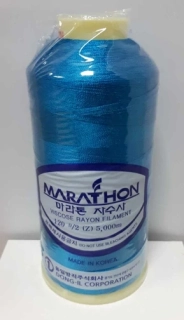 vyšívací niť Marathon - 1103 - modrá
