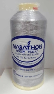 vyšívací niť Marathon - 1165 - šedá