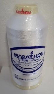 vyšívací niť Marathon - 1179 - bílá
