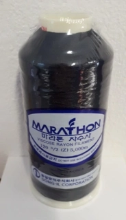 vyšívací niť Marathon - 1180 - černá