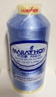 vyšívací niť Marathon - 1197 - modrá