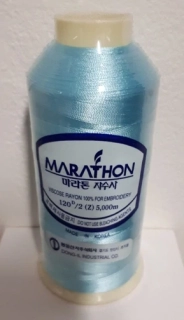 vyšívací niť Marathon - 1205 - modrá