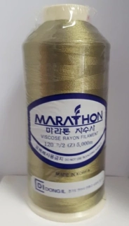 vyšívací niť Marathon - 1221 - zlatá