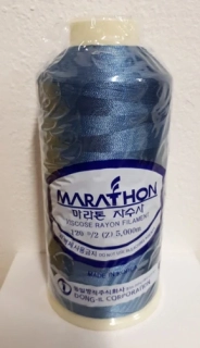 vyšívací niť Marathon - 1250 - modrá