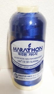 vyšívací niť Marathon - 1255 - modrá