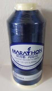 vyšívací niť Marathon - 1256 - modrá