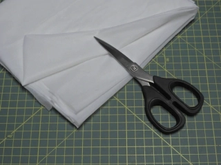 zažehlovací krycí tkanina (1m) - bílá (š.90cm)