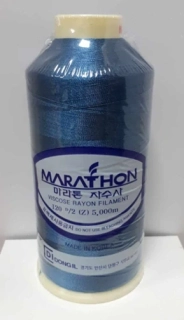 vyšívací niť Marathon - 1441 - modrá