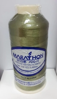 vyšívací niť Marathon - 1460 - zelená