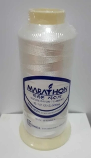slabá vyšívací niť Marathon - 1179 - bílá