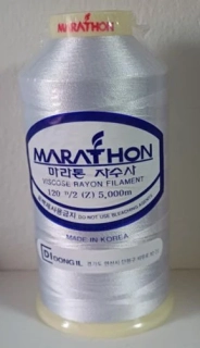 vyšívací niť Marathon - 7179 - sněhobílá