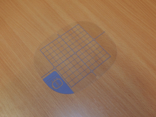 slída pro vyšívací rám EF74 (100x100mm)