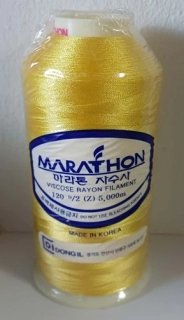 vyšívací niť Marathon - 1007 - žlutá